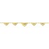Collier chute Motifs Filigranes Or Jaune.
