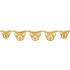 Collier Chute Motifs Filigranes Or Jaune.