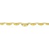 Collier Chute Motifs Filigranes Or Jaune.