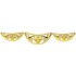 Collier Chute Motifs Filigranes Or Jaune.