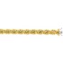 Collier Or jaune maille royale.