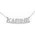 Collier Pr�nom Argent Femme.