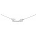 Collier Pr�nom Or Blanc.