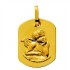 M�daille Ange de Rapha�l or jaune massive 2.00gr. M�daille de bapt�me de 19x15 mm. M�daille religieuse or 18 carats.
