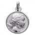 M�daille Ange Or Blanc.