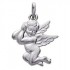 M�daille Ange Or Blanc d�coup�