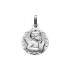 M�daille Ange Or Blanc.