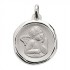 M�daille Ange Or Blanc.