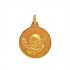 M�daille ronde Ange A-AUGIS or jaune massive 1.80gr. M�daille de bapt�me diam�tre 16 mm. M�daille religieuse or 18 carats.