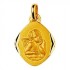 M�daille Ange Or Jaune.