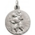 M�daille St Christophe Or Blanc.