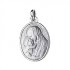M�daille Vierge Or Blanc.