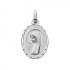 M�daille Vierge Or Blanc.