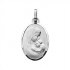 M�daille Vierge Or Blanc.