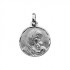 M�daille Vierge Or Blanc.