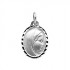 M�daille Vierge Or Blanc. - A. AUGIS -