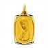 M�daille Vierge Or Jaune.