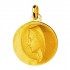 M�daille Vierge Or Jaune.