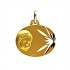 M�daille Vierge Or Jaune. - A. AUGIS -