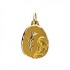 M�daille Vierge Or Jaune. - A. AUGIS -