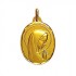 M�daille Vierge Or Jaune. - A. AUGIS -
