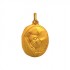 M�daille Vierge Or Jaune. - A. AUGIS -