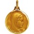 M�daille Vierge Or Jaune. - A. AUGIS -