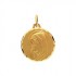 M�daille Vierge Or Jaune. - A. AUGIS -