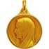 M�daille Vierge Or Jaune. - A. AUGIS - 18 mm