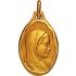 M�daille Vierge Or Jaune. - A. AUGIS -