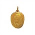 M�daille Vierge Or Jaune. - A. AUGIS - 1.65gr