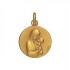 M�daille Vierge Or Jaune. - A. AUGIS -
