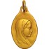 M�daille Vierge Or Jaune. - A. AUGIS -