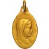 M�daille Vierge Or Jaune. - A. AUGIS -
