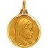 M�daille Vierge Or Jaune. - A. AUGIS -