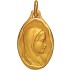 M�daille Vierge Or Jaune. - A. AUGIS -