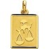 M�daille Zodiaque Or jaune.BALANCE.