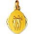 M�daille Zodiaque Or Jaune.GEMEAUX. 