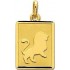 M�daille Zodiaque Or jaune.LION.