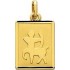 M�daille Zodiaque Or jaune.SAGITTAIRE.