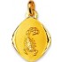 M�daille Zodiaque Or Jaune.SCORPION.