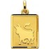 M�daille Zodiaque Or jaune.TAUREAU.