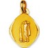 M�daille Zodiaque Or Jaune.VERSEAU.