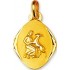 M�daille Zodiaque Or Jaune.VIERGE.