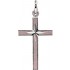 Pendentif Croix Or Blanc A. AUGIS.
