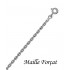 Cha�ne for�at or blanc conseill�e r�f 20-40967             