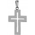 Pendentif Croix Or Blanc A. AUGIS.