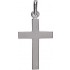 Pendentif Croix Or Blanc A. AUGIS.