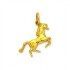 Pendentif Or Cheval cabr�.