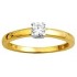 Solitaire 2 Ors Diamants 0.23 carat(s)
